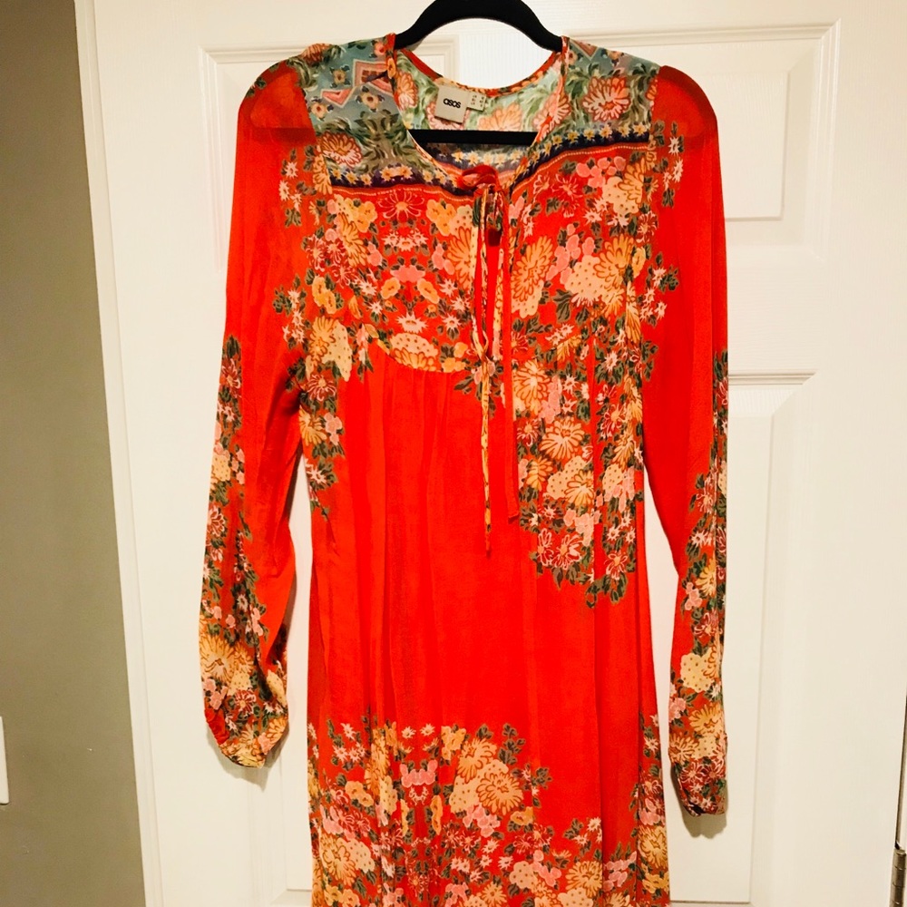❌Sold❌ Asos sheer midi floral dress